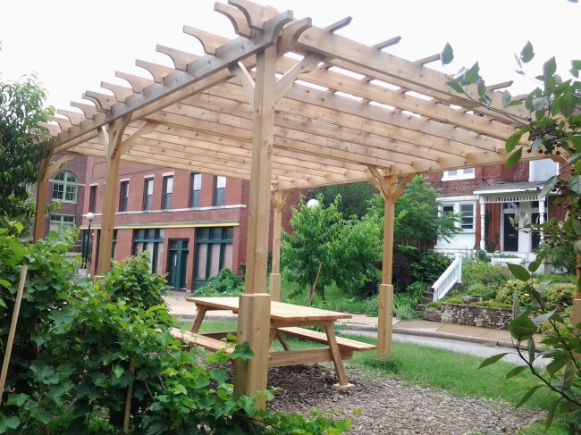 5. Pergola finished