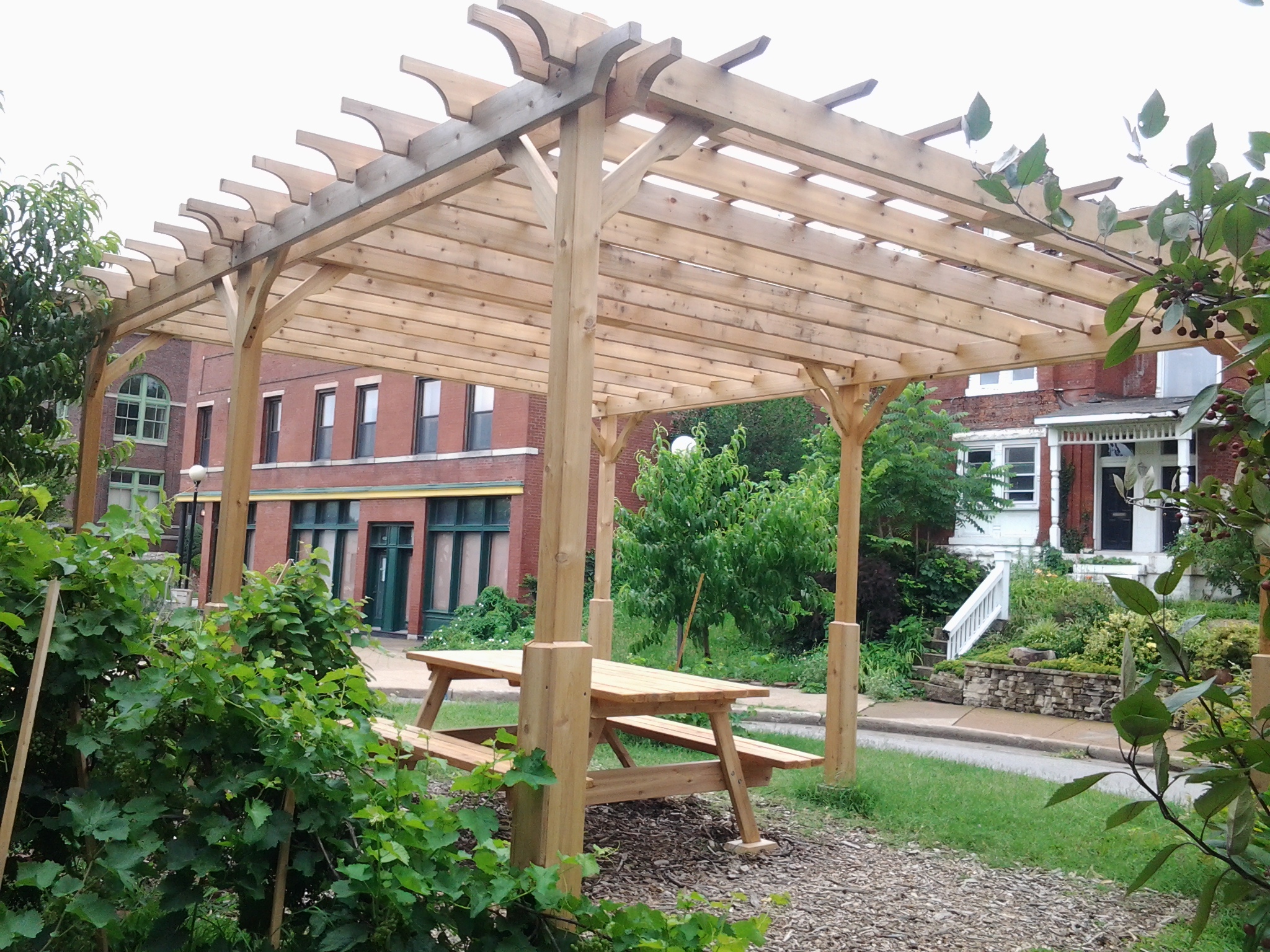West Pine-Laclede Neighborhood Gets a New Pergola - West ...